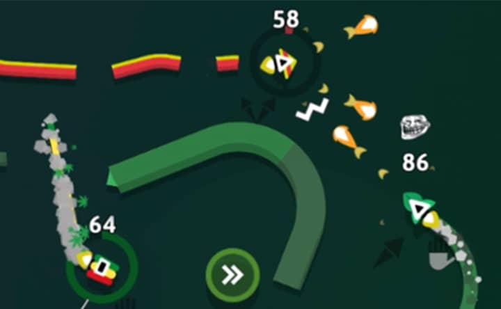 Curve Fever Pro Spill Curve Fever Pro på Crazy Games