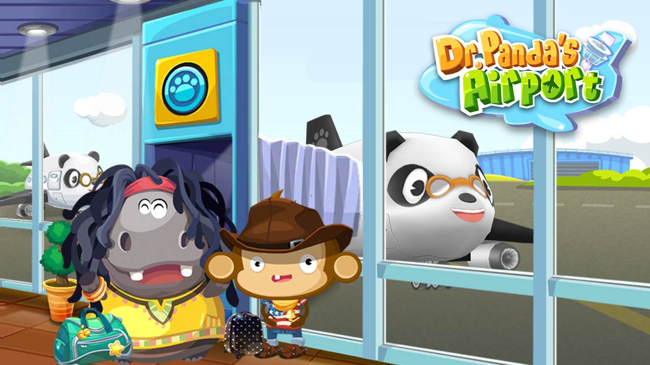 Dr. Panda Airport 🕹️ Spiele auf CrazyGames