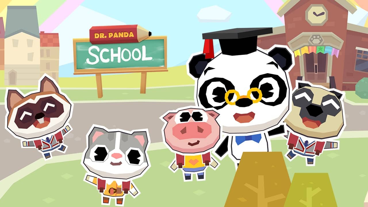 Dr. Panda School 🕹️ Play on CrazyGames