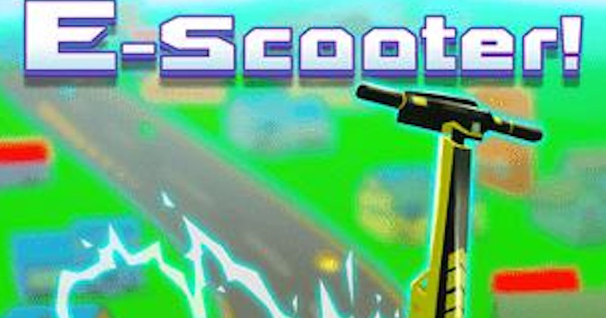 blast fad højde E-Scooter! 🕹️ Spil E-Scooter! på CrazyGames