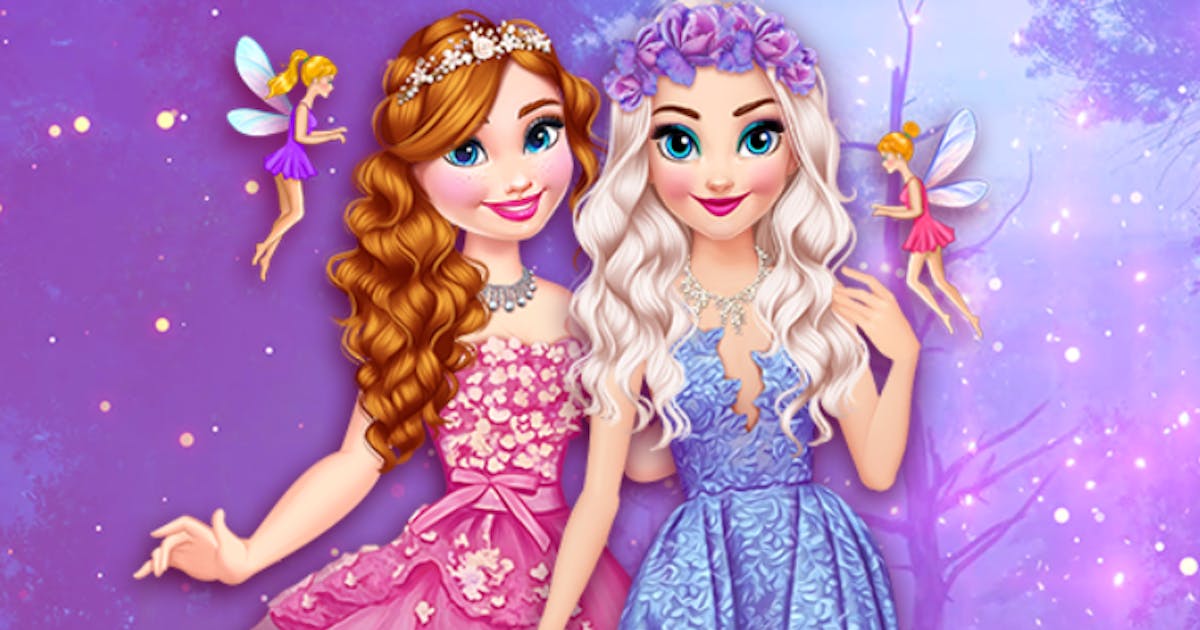 Elsa and Anna Sent to Fairyland 🕹️ Juega a Elsa and Anna Sent to Fairyland  en 1001Juegos