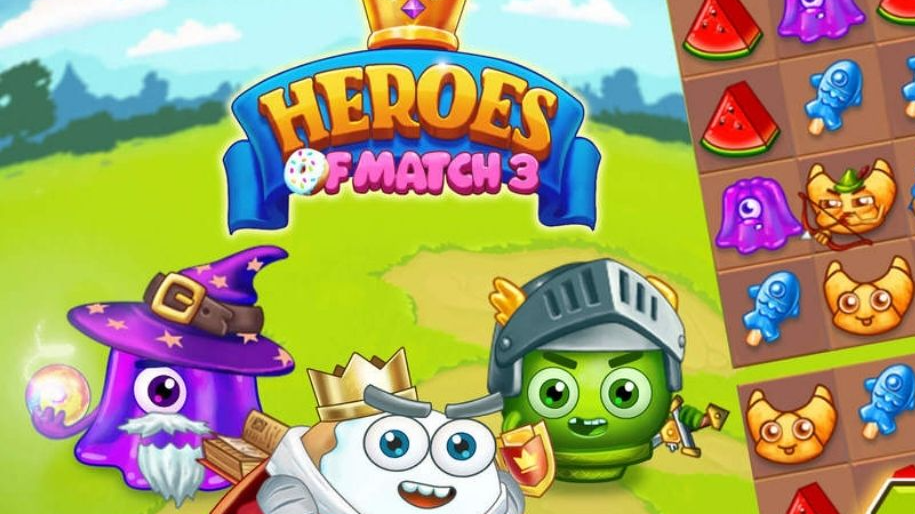download free heroes of match 3 online