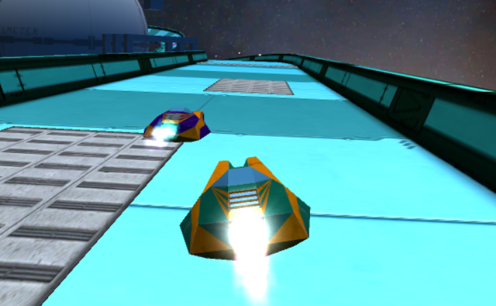 hover car racer game