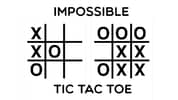 Impossible Tic-Tac-Toe