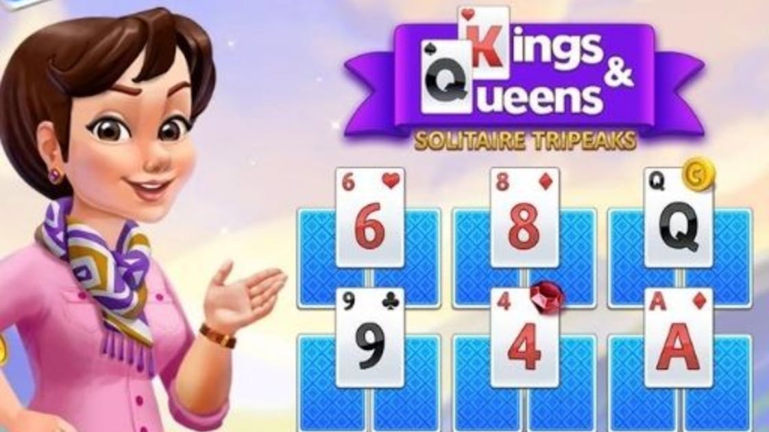 and Queens Solitaire TriPeaks 🕹️ and Queens Solitaire TriPeaks op CrazyGames