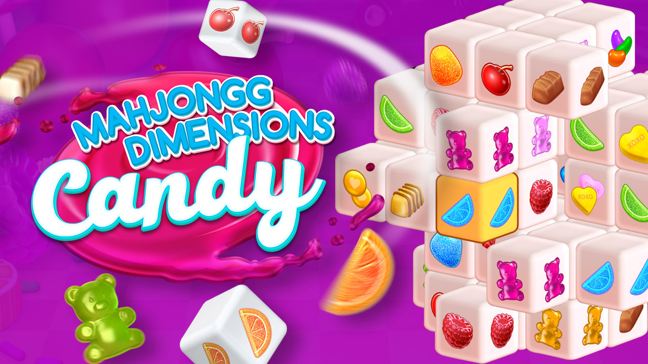 Mahjongg Candy Dimensions 🕹️ Juega En 1001Juegos