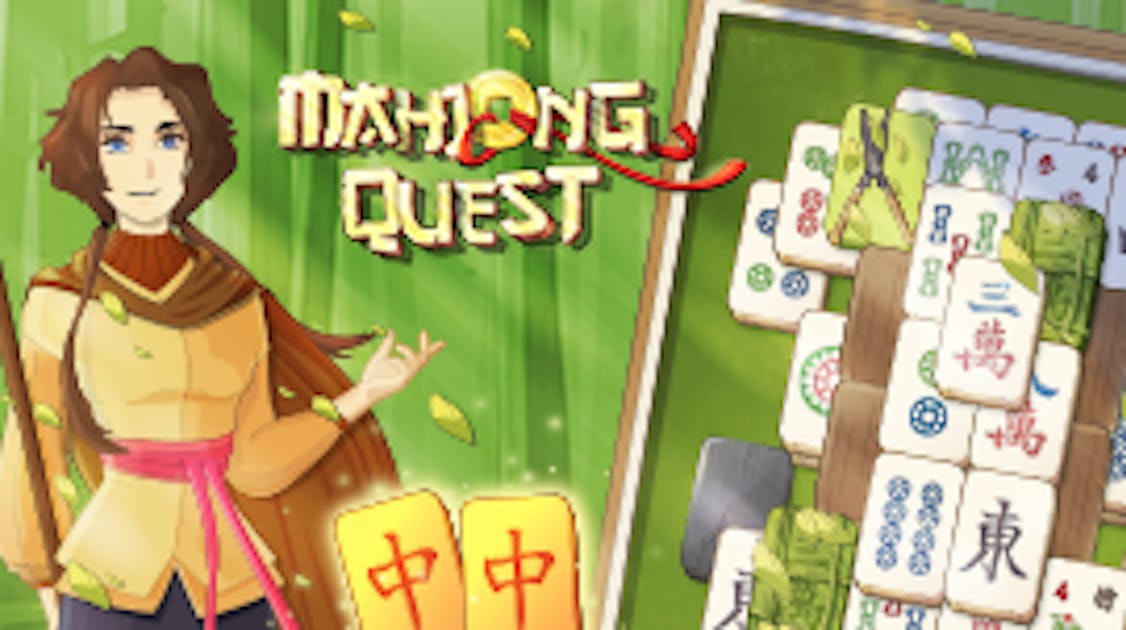 Mahjong Quest 🕹️ 🃏  Juego de navegador de cartas