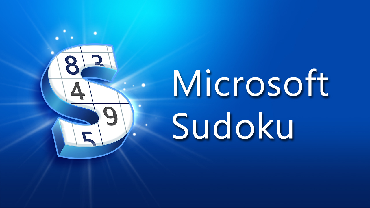 microsoft sudoku can