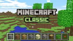 Minecraft Classic is a browser based look back at 2009