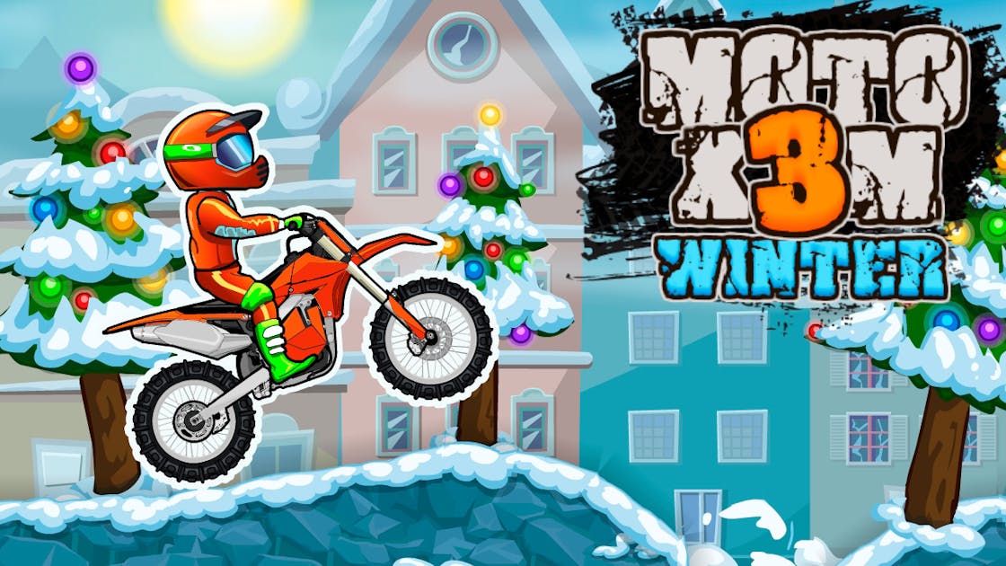 Have fun while Challenging yourself with MOTO X3M Winter Game