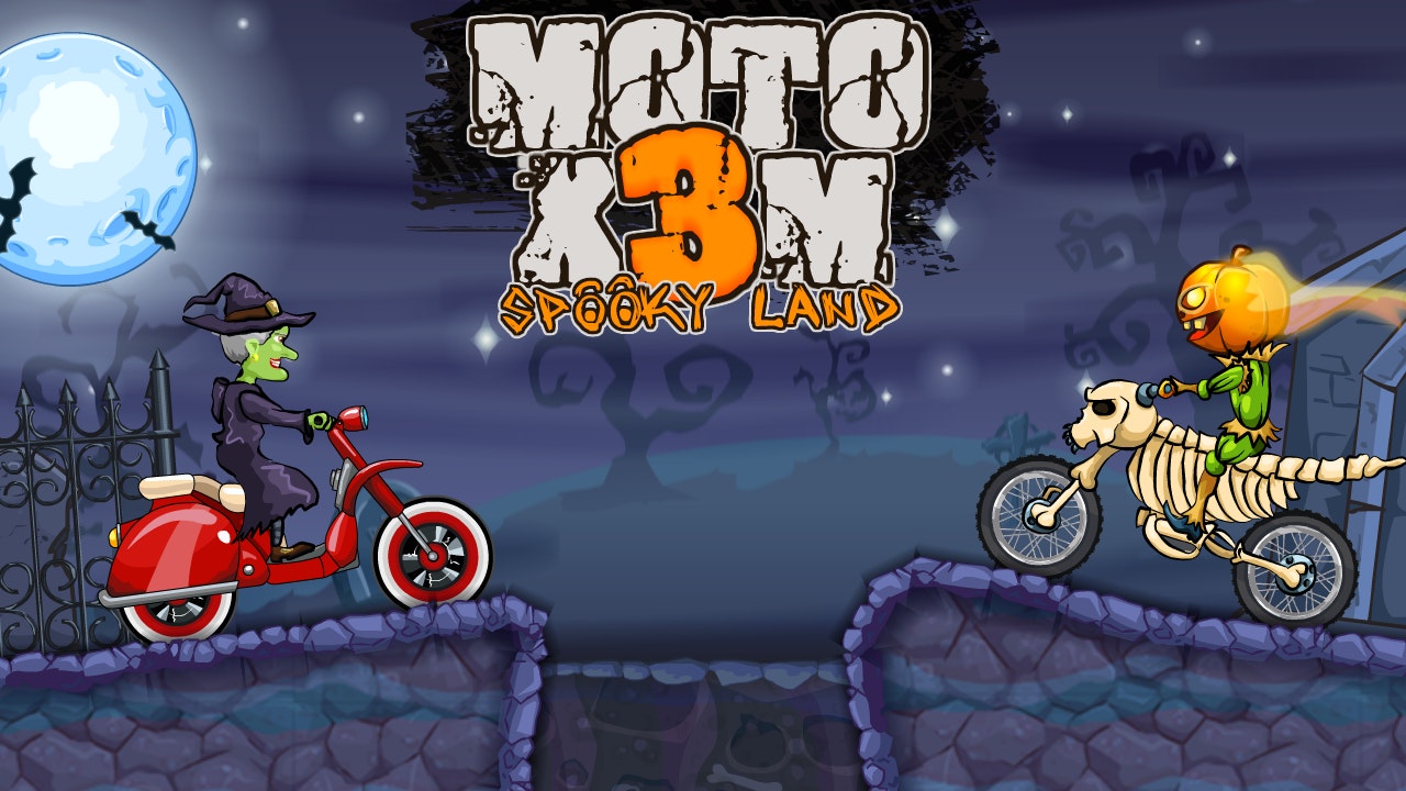 Moto X3M 6: Spooky Land - Play Moto X3M 6: Spooky L...
