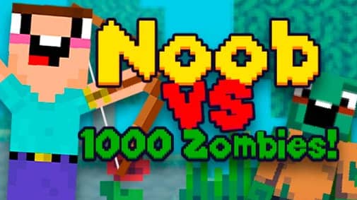 Noob vs 1000 Zombies!