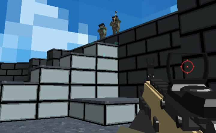 Play Pixel Crazy Minecraft shooter Online for Free