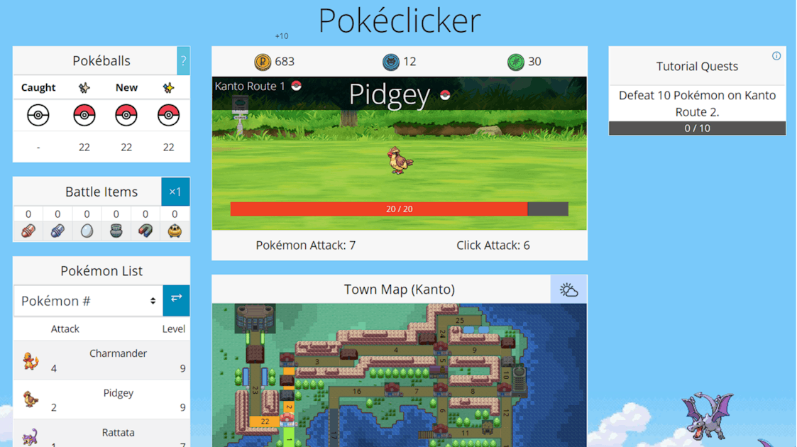 PokéClicker em 2023  Jogos online, Jogos, Jogos arcade