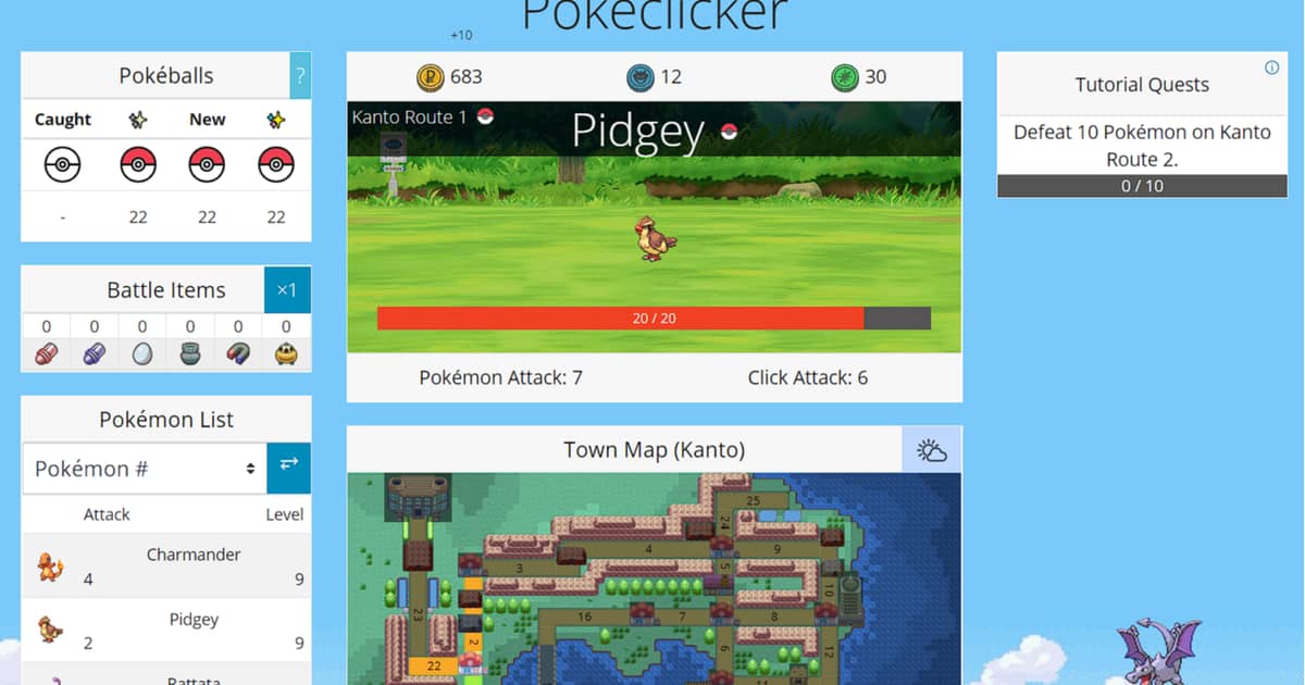 Pokemon Clicker Play Pokemon Clicker on CrazyGames
