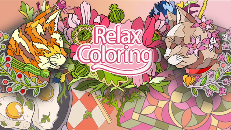 Relax Coloring Play Relax Coloring On Crazy Games It has a captivating aesthetics to it in its simplicity and colorful visuals. play relax coloring on crazy games