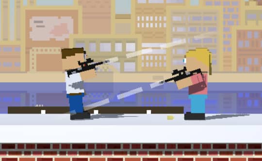 Rooftop snipers 2 player games