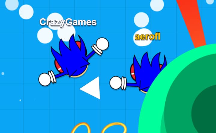 Sonic.io Spill Sonic.io på Crazy Games