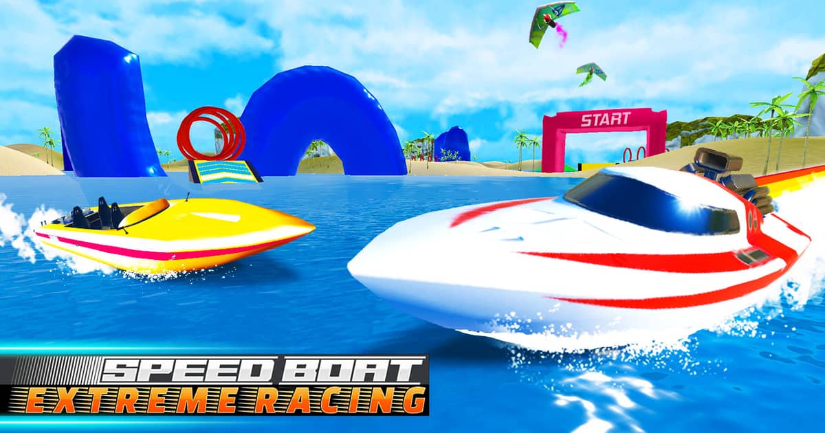 Speed Boat Extreme Racing 🕹️ Play Speed Boat Extreme Racing on CrazyGames