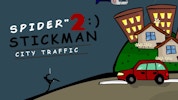 Spider Stickman 2: City Traffic