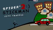 Spider Stickman 2: City Traffic