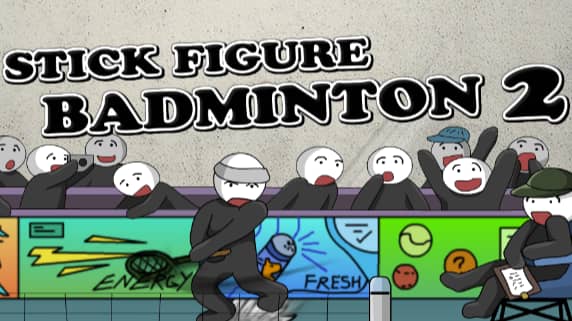 Stick Figure Badminton 2