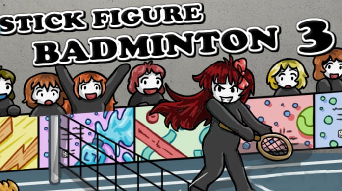 Stick Figure Badminton 3