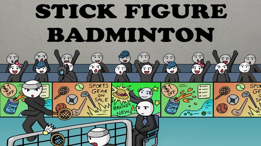 hard to please antique Apply Stick Figure Badminton 🕹️ Play Stick Figure Badminton on CrazyGames