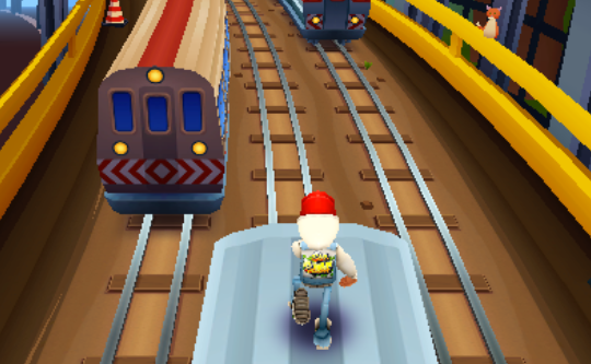 i want to play subway surfers game online