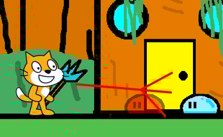 The Scratch Cat Adventure Играть в The Scratch Cat Adventure на