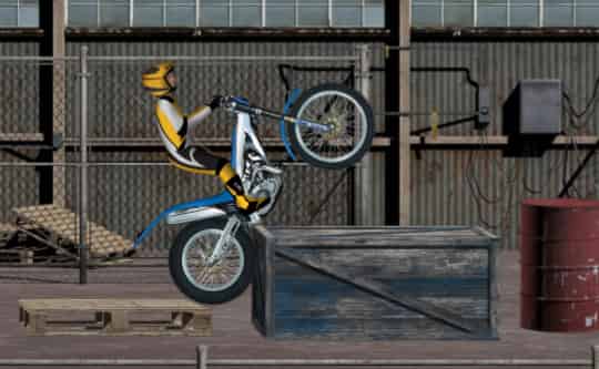 Extreme top trials riding