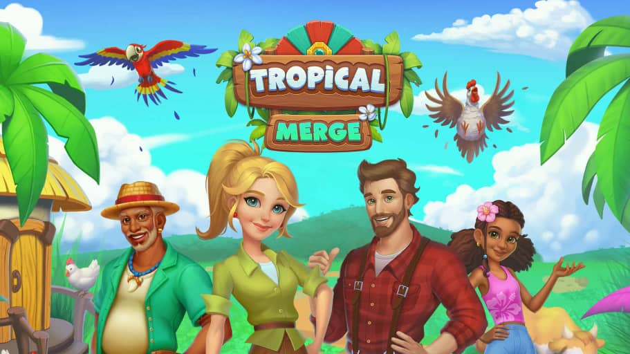 Tropical Merge Joaca Tropical Merge pe CrazyGames