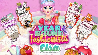 Year Round Fashionista: Elsa 🕹️ Juega a Year Round Fashionista: Elsa en  1001Juegos