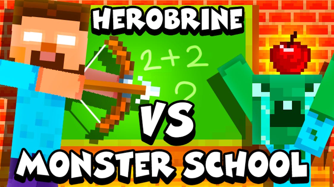 Herobrine vs Monster School 🕹️ Play on CrazyGames