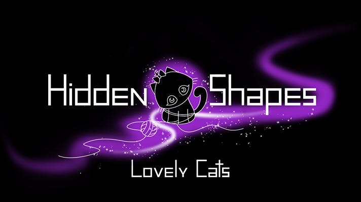 Hidden Shapes Lovely Cats