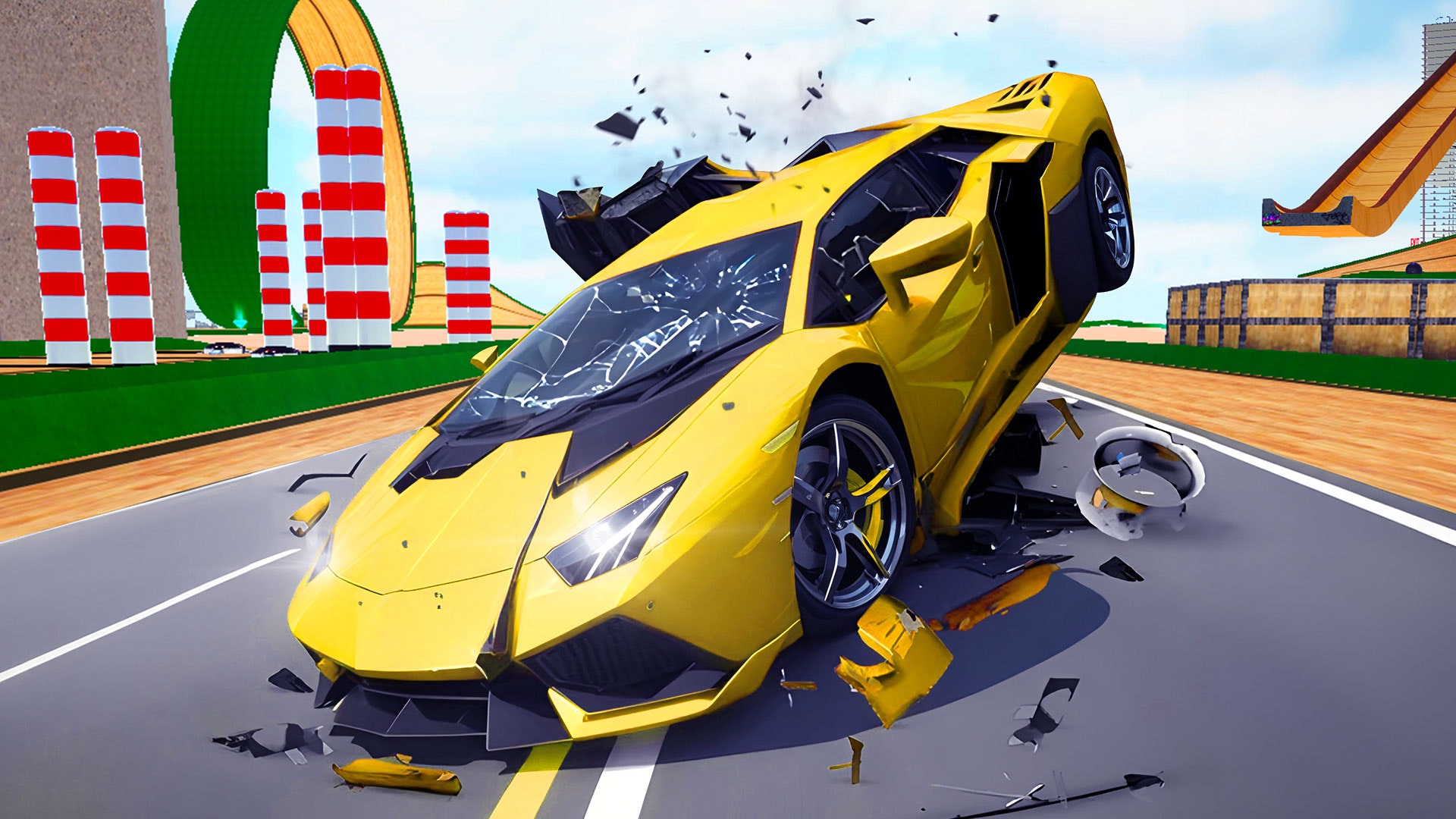 Hyper Cars Ramp Crash 🕹️ Играть на CrazyGames