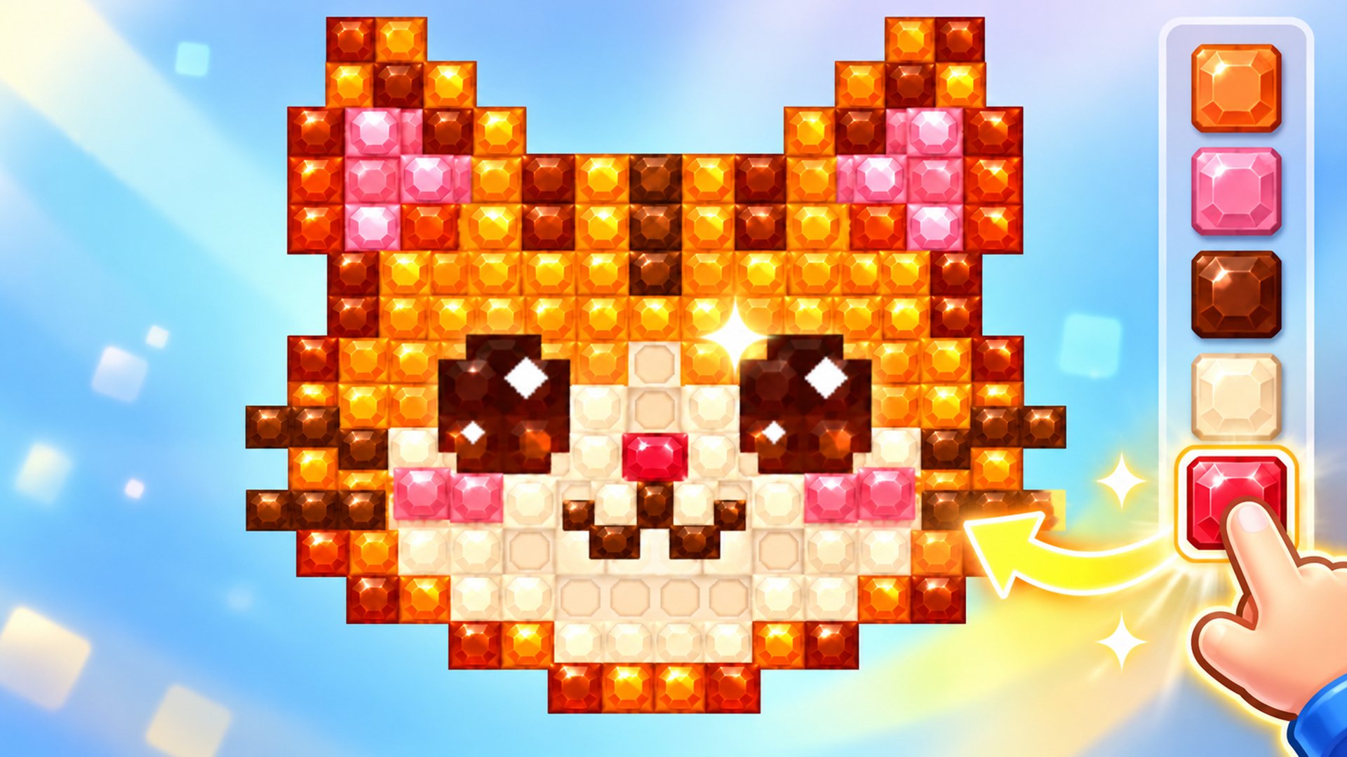 Jewel Coloring: Crystal Sorting