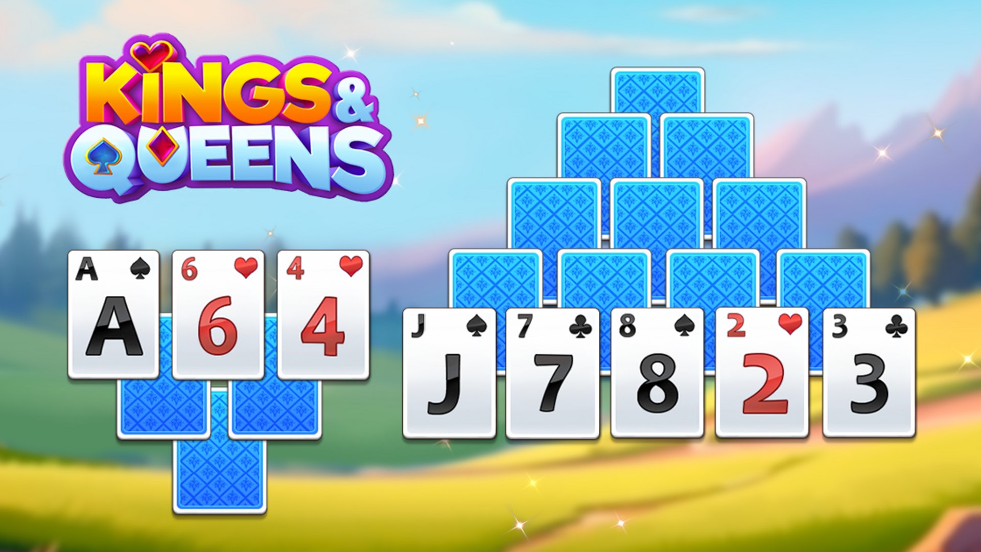 Kings and Queens Solitaire TriPeaks