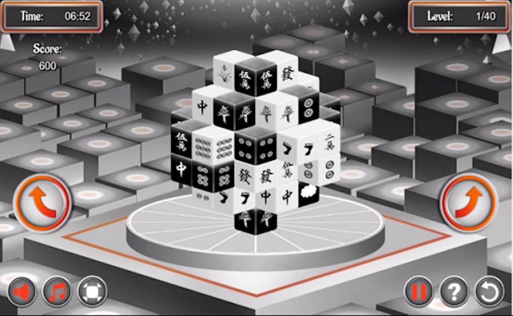 Black and White Dimensions 🕹️ Juega a Mahjong Black White Dimensions en 1001Juegos