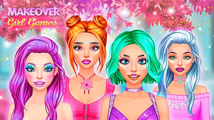 Free makeup games for girls, Online makeup games for kids, Two