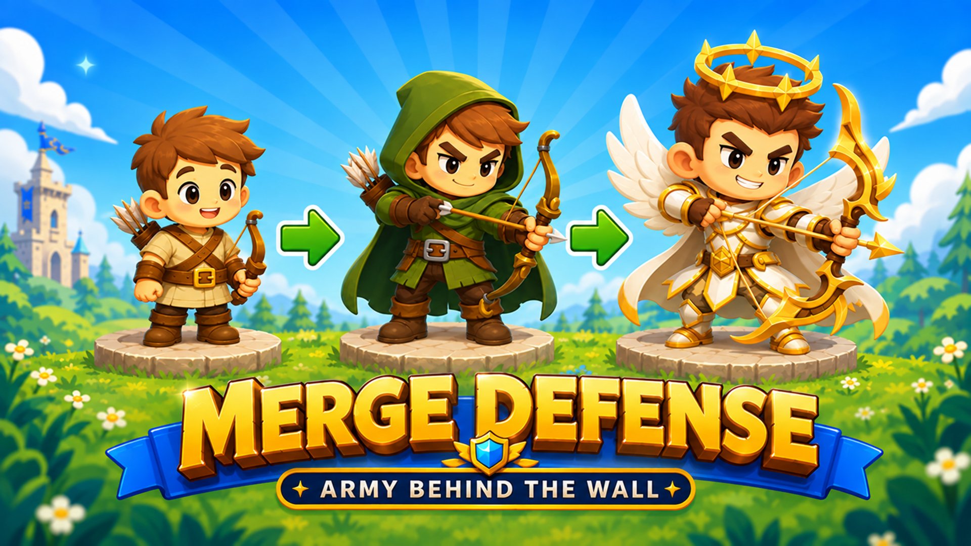 Merge Defense: Army Behind the Wall