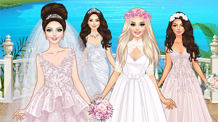 free girl wedding games