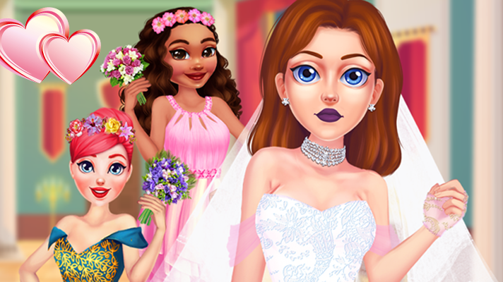 barbie wedding dressup and makeover games