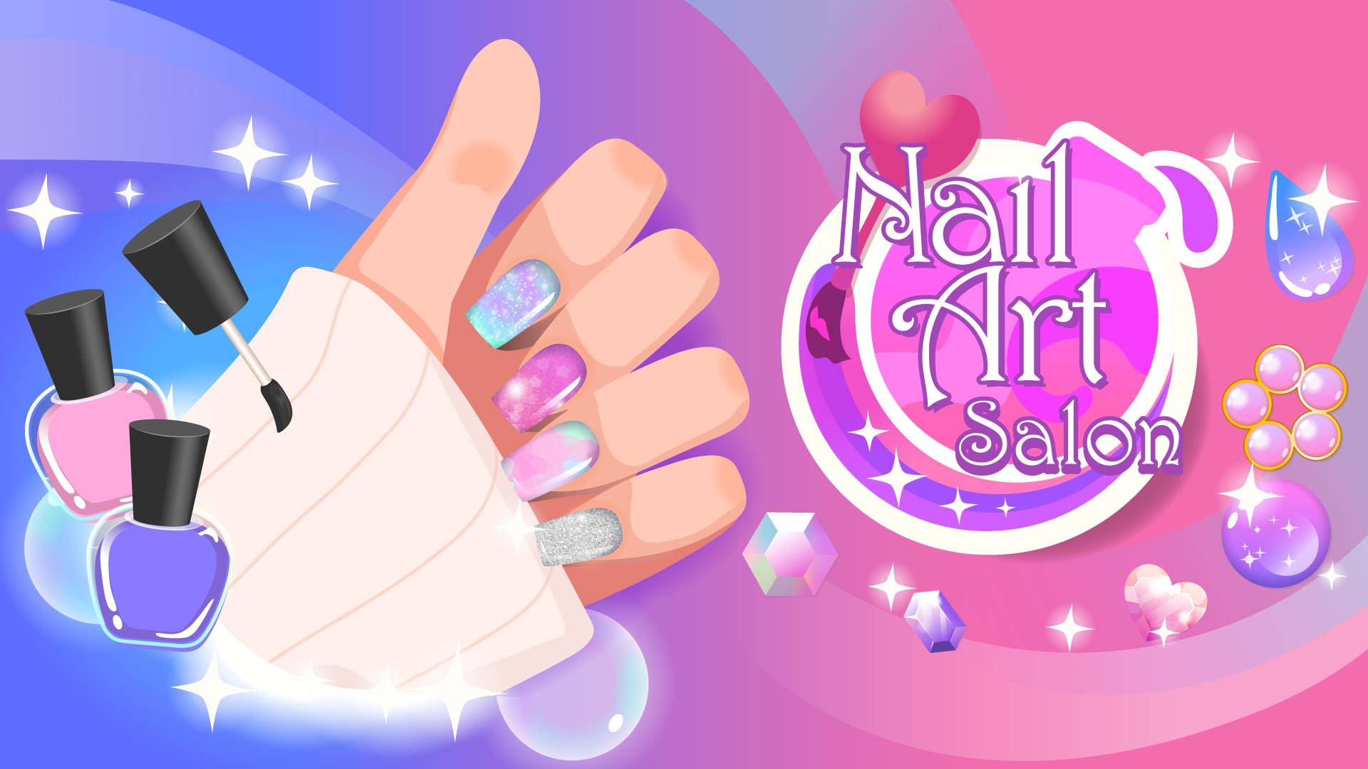 Nail on sale art games