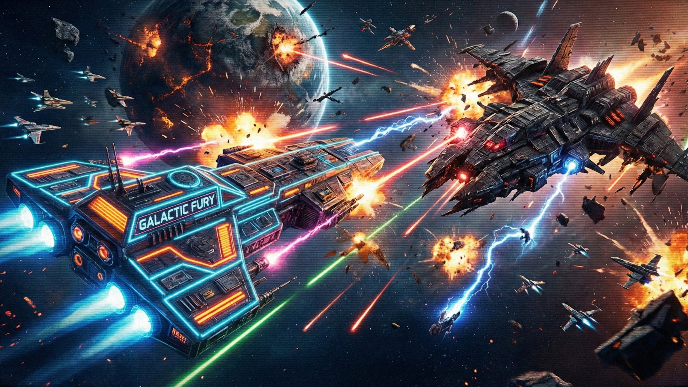 Neon Nexus: Starship Evolution