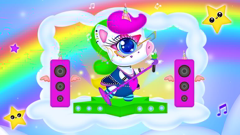 Neon Unicorn Concert