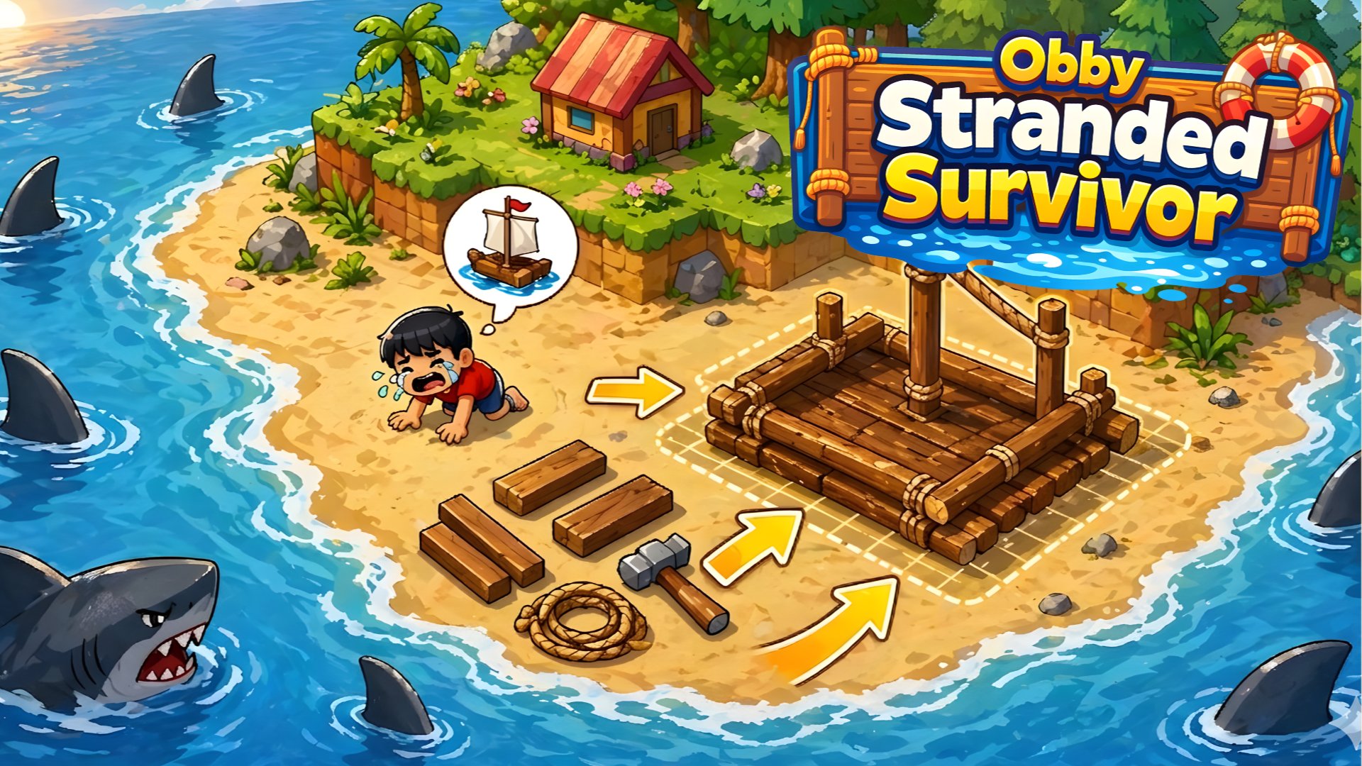 Obby Stranded Survivor