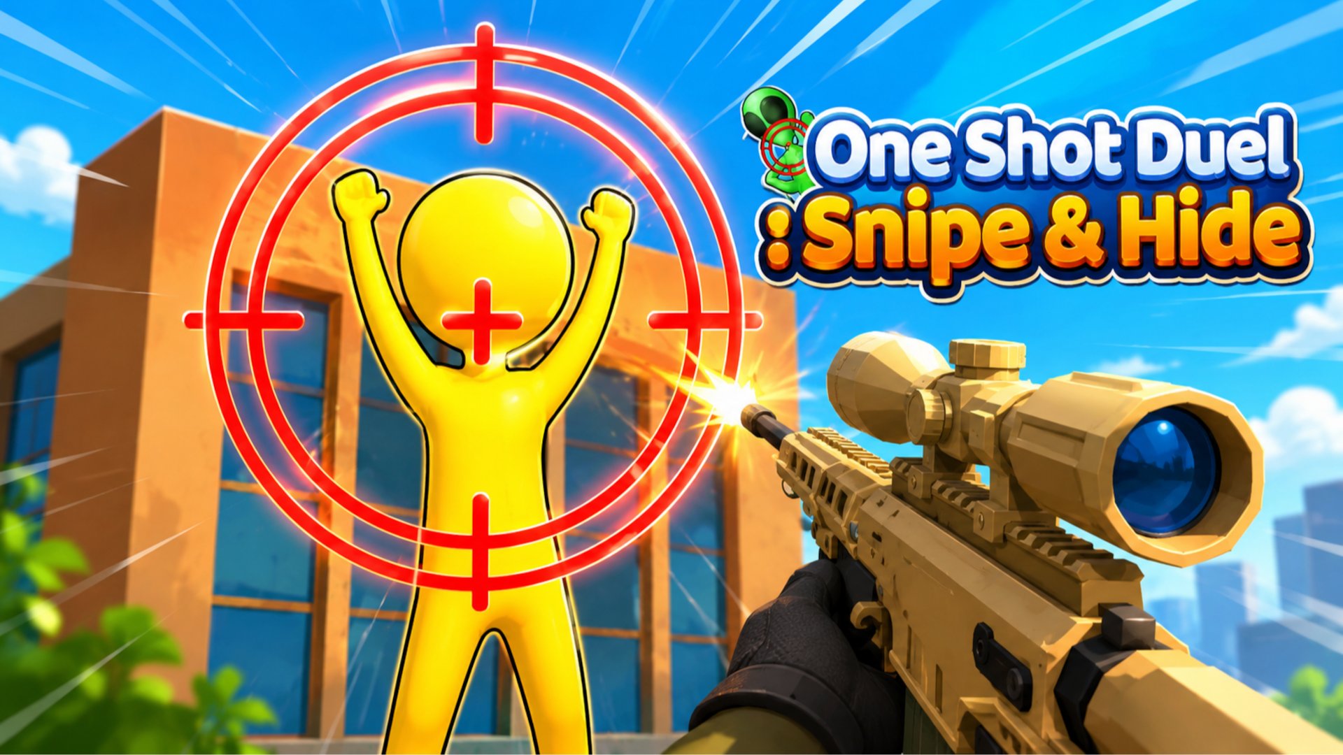 One Shot Duel: Snipe & Hide