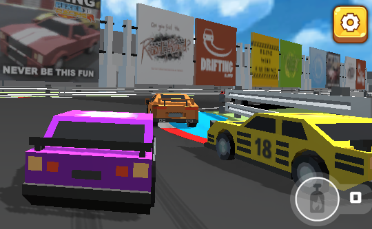 pixel car racer for pc controls