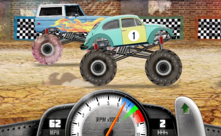 Racing Monster Trucks - Speel Racing Monster Trucks op CrazyGames